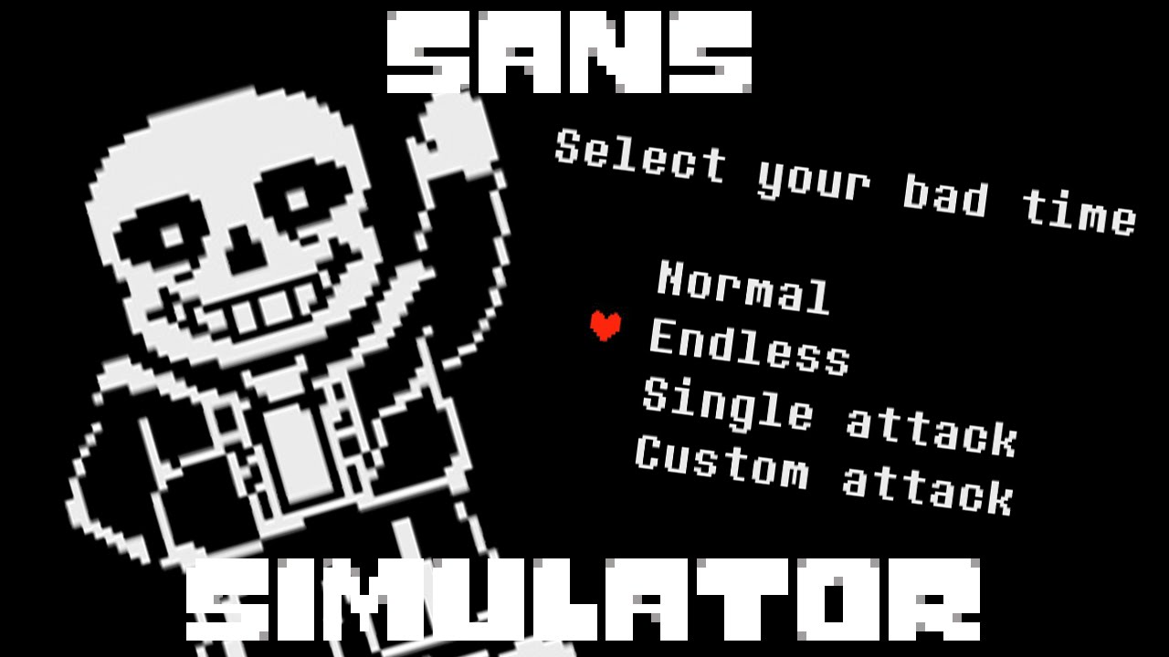 Sans Simulator Custom Attack Game Online Play For Free
