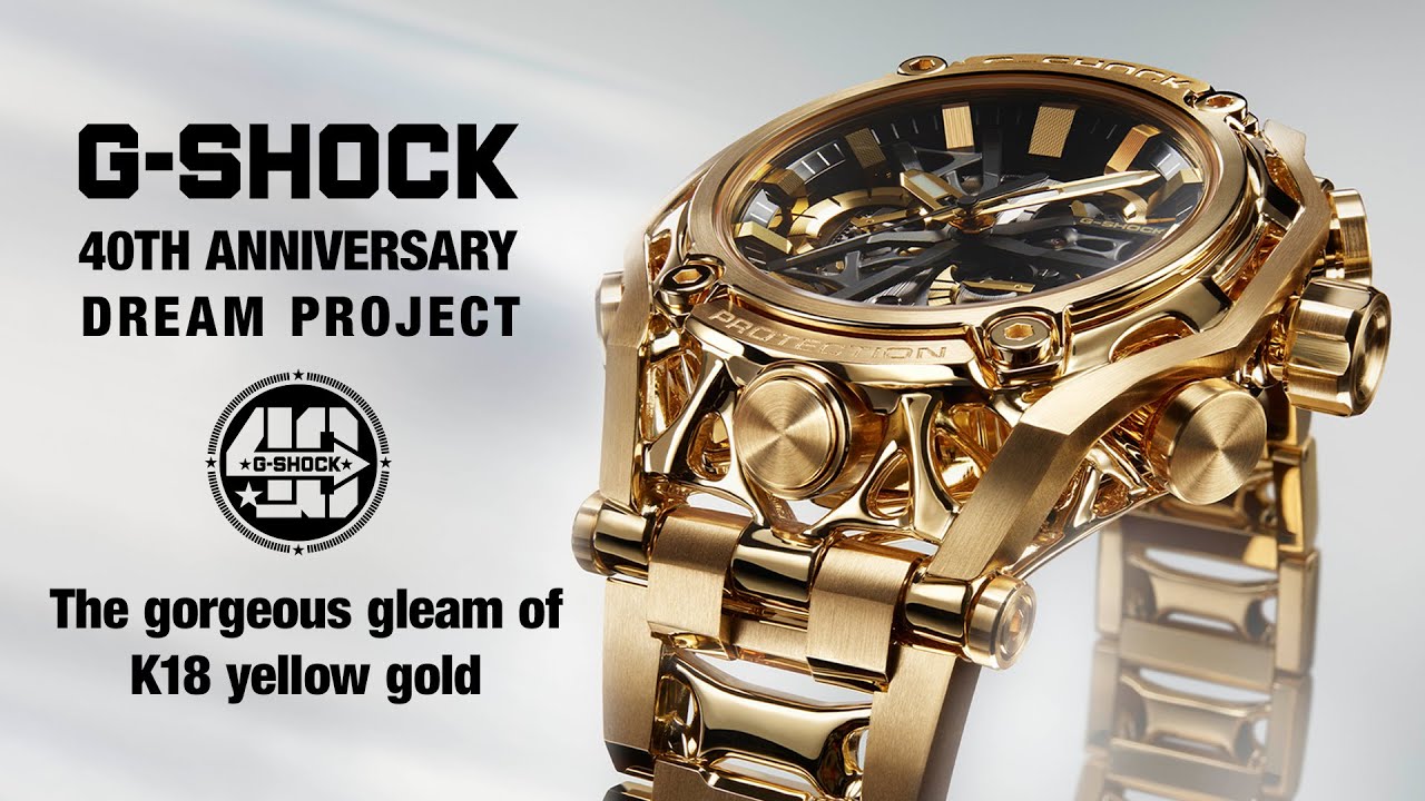 SOLD FOR $400,050! 'Limited edition of one worldwide' - The gorgeous gleam  of 18K gold | G-SHOCK