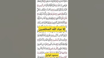 إلا عباد الله #قران #قرآن #الصافات  #تلاوات_خاشعة #اكسبلور #المنشاوي #الوكيل #خشوع #راحة_نفسية #fypシ