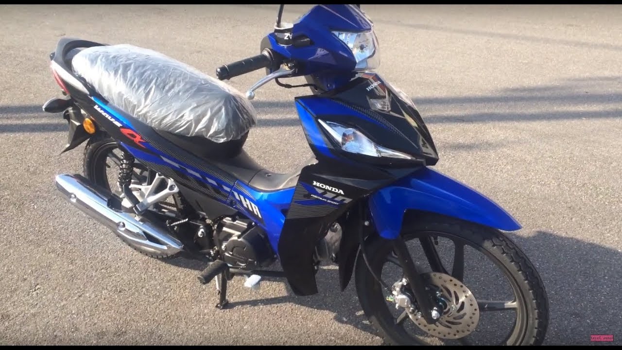 Honda Wave Alpha 110 walkaround (Blue) - new colour 2020 - YouTube