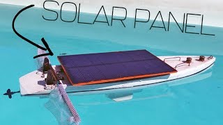 Solar panel Boat for Life Rescue  • how to Make it