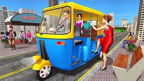 Tuk Tuk Auto Rickshaw game is Among Driving game Drive tuk tuk Rickshaw in city