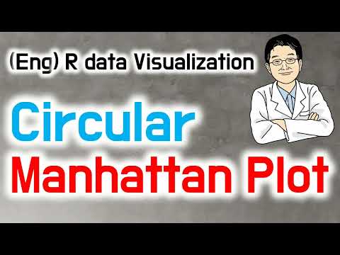 (Eng) R data Visualization Circular Manhattan Plot