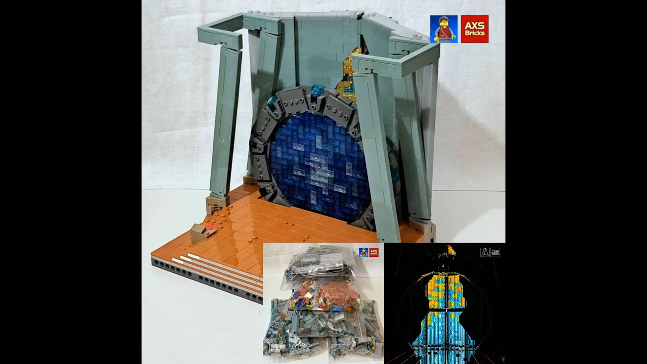Stargate Atlantis Gateroom Build — Rebrickable MOC-95958 - YouTube