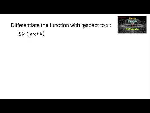 Differentiate the function