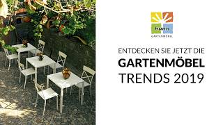 Gartenmöbel Trends 2019