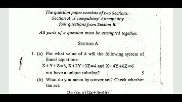 Operational Research for Computer Science||B.Sc. (Hons) Computer Science DSE-I, Question paper 2018