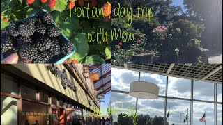 [미국V-log] 엄마랑 포틀랜드❤️,우드번아울렛,블루베리따기체험, 포틀랜드IKEA, Lake Oswego,Pittock Mansion