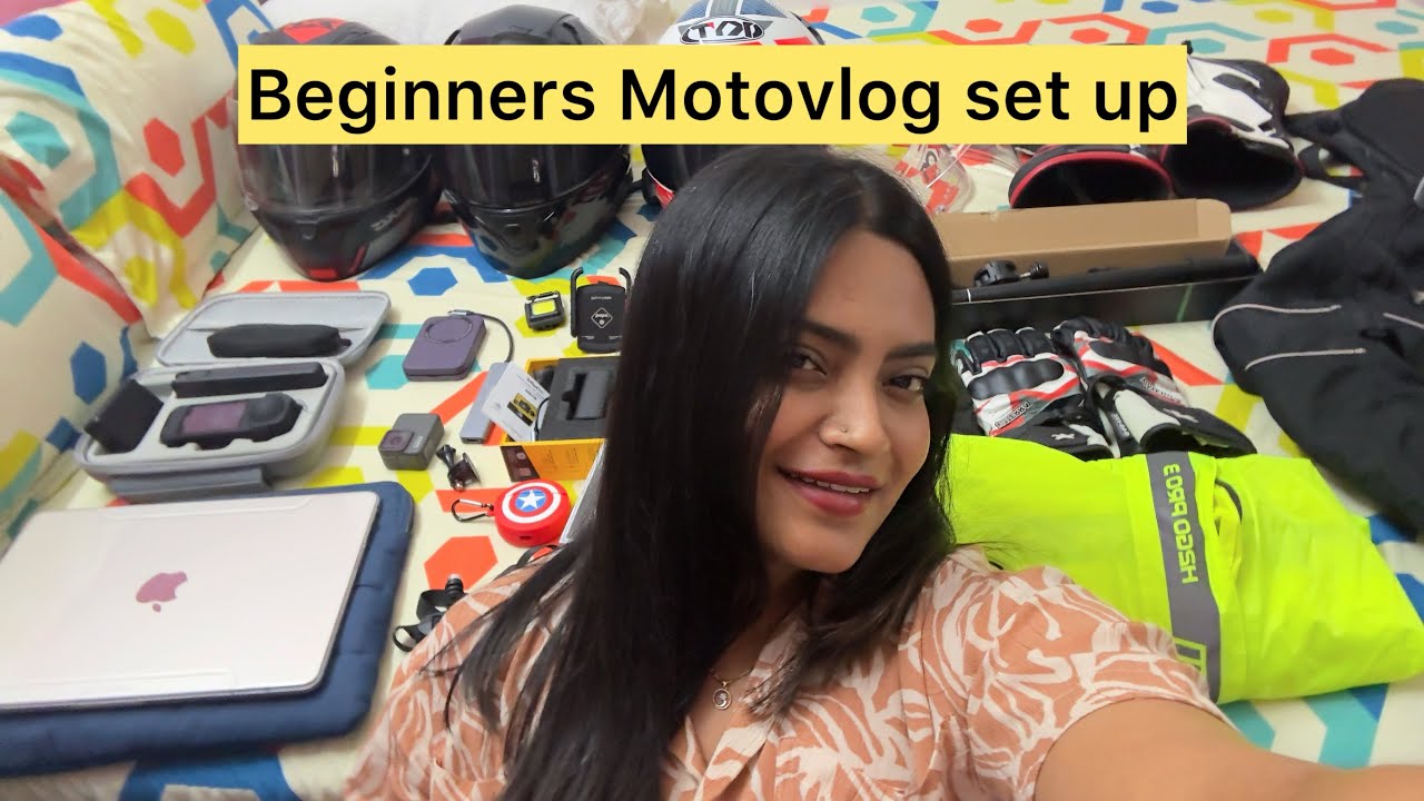 My Motovlogging Setup With Prices (Beginner Friendly)