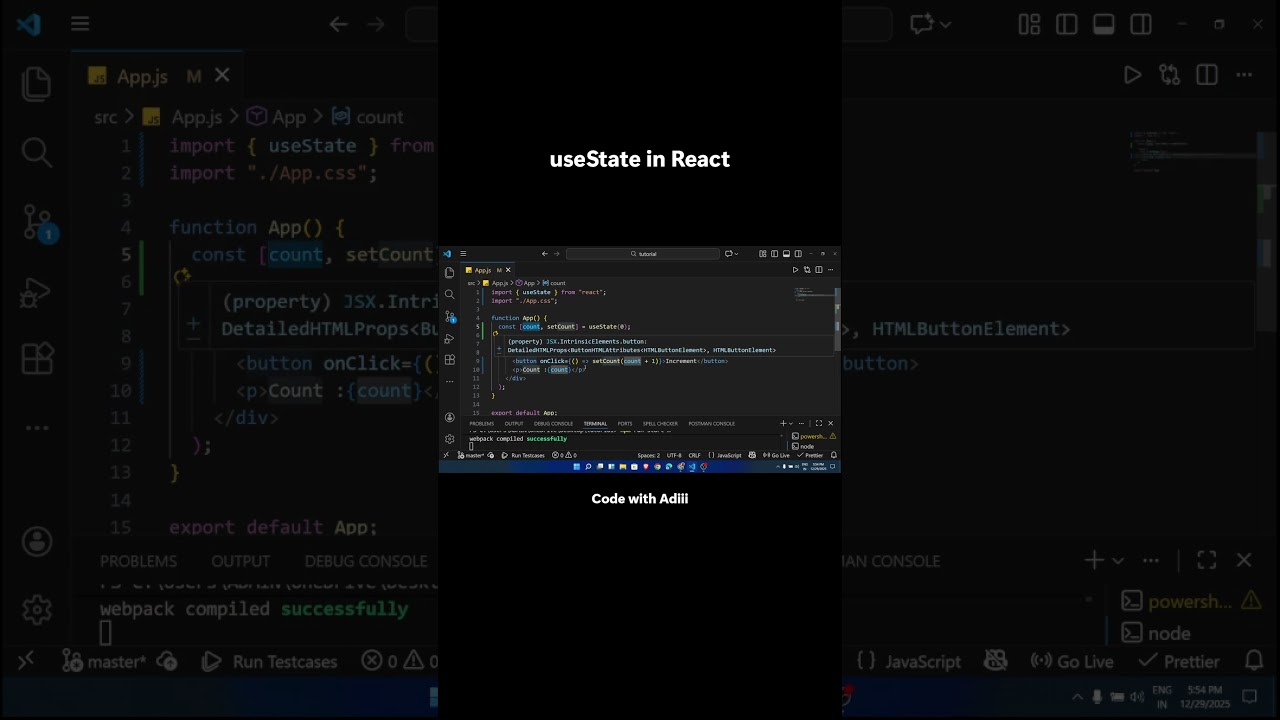 React useState Explained for Beginners 🔥 