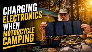 How to Keep Electronics Charged when Moto Camping