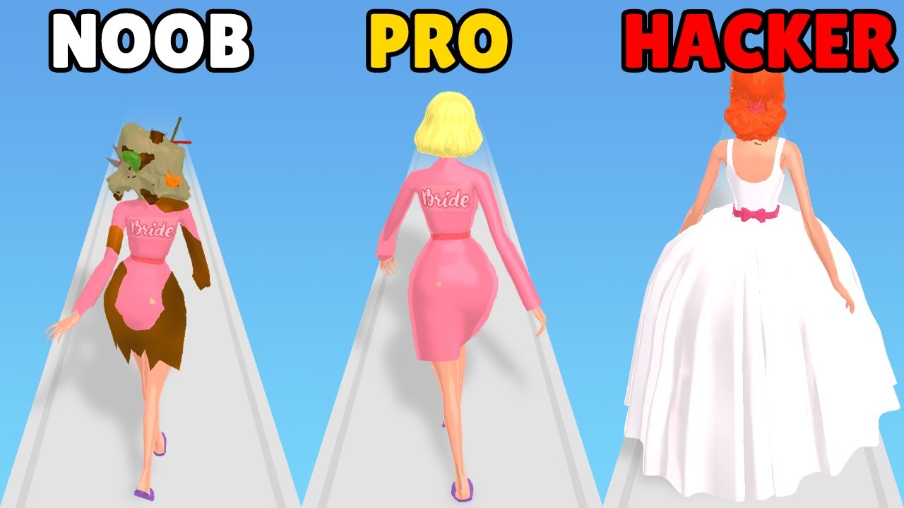 NOOB vs PRO vs HACKER in Dream Wedding