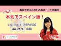 かなり本気でスペイン語！【入門編 #2】- Lección 1（REPASO）：あいさつ、名前