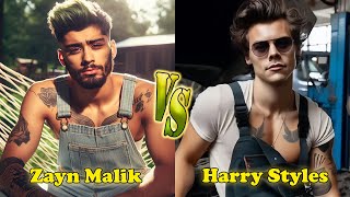 Zayn Malik VS Harry Styles Transformation ✨ From 01 To Now Years Old