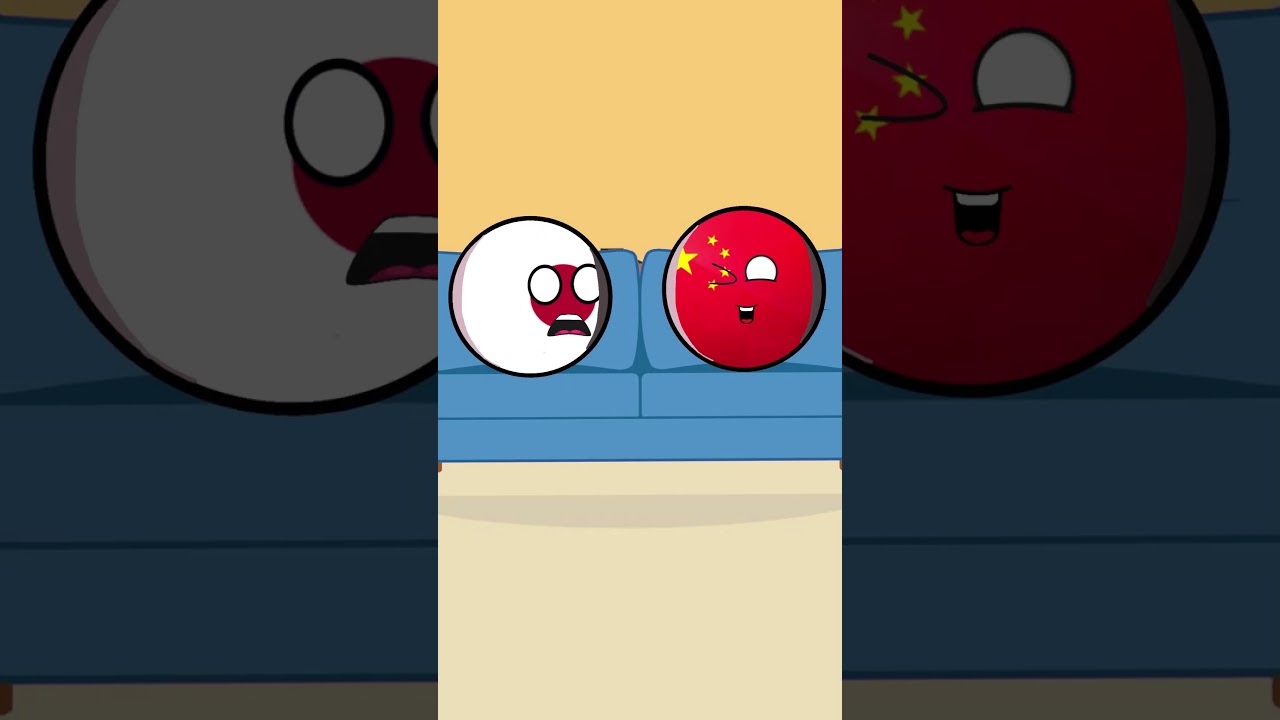 Chinese anti-Japanese film and reality #countryballs #japan #china