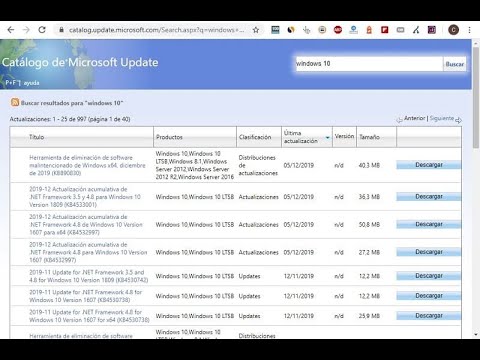 Video: Dónde Se Descargan Las Actualizaciones De Windows