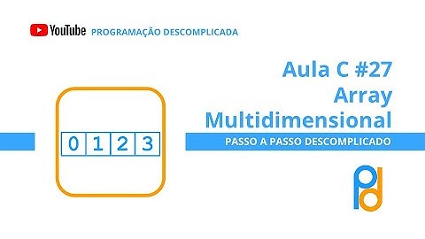 Linguagem C | Aula 27 - Array Multidimensional