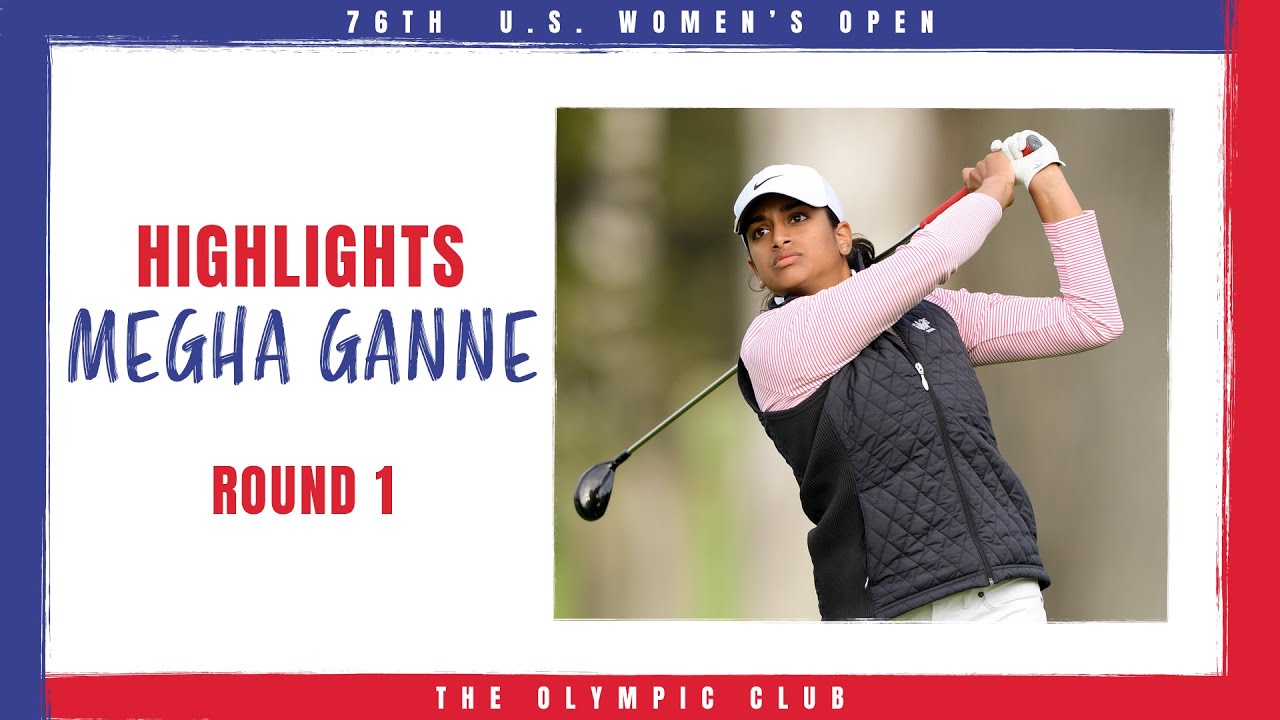 Amateur Megha Ganne holds share of lead at US Women's Open