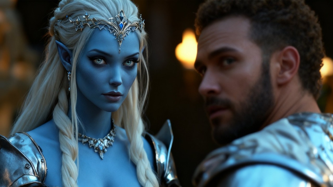 The alien princess leaned close — “You will be the father of my children,” she whispered