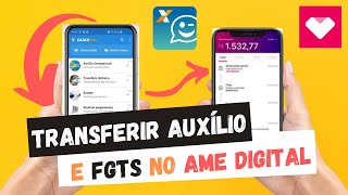 COMO TRANSFERIR O AUXILIO E FGTS EMERGENCIAL PARA AME DIGITAL