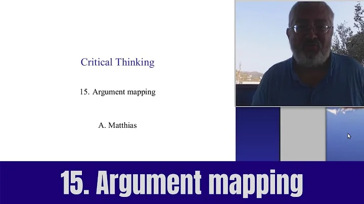 Critical Thinking 15: Argument mapping