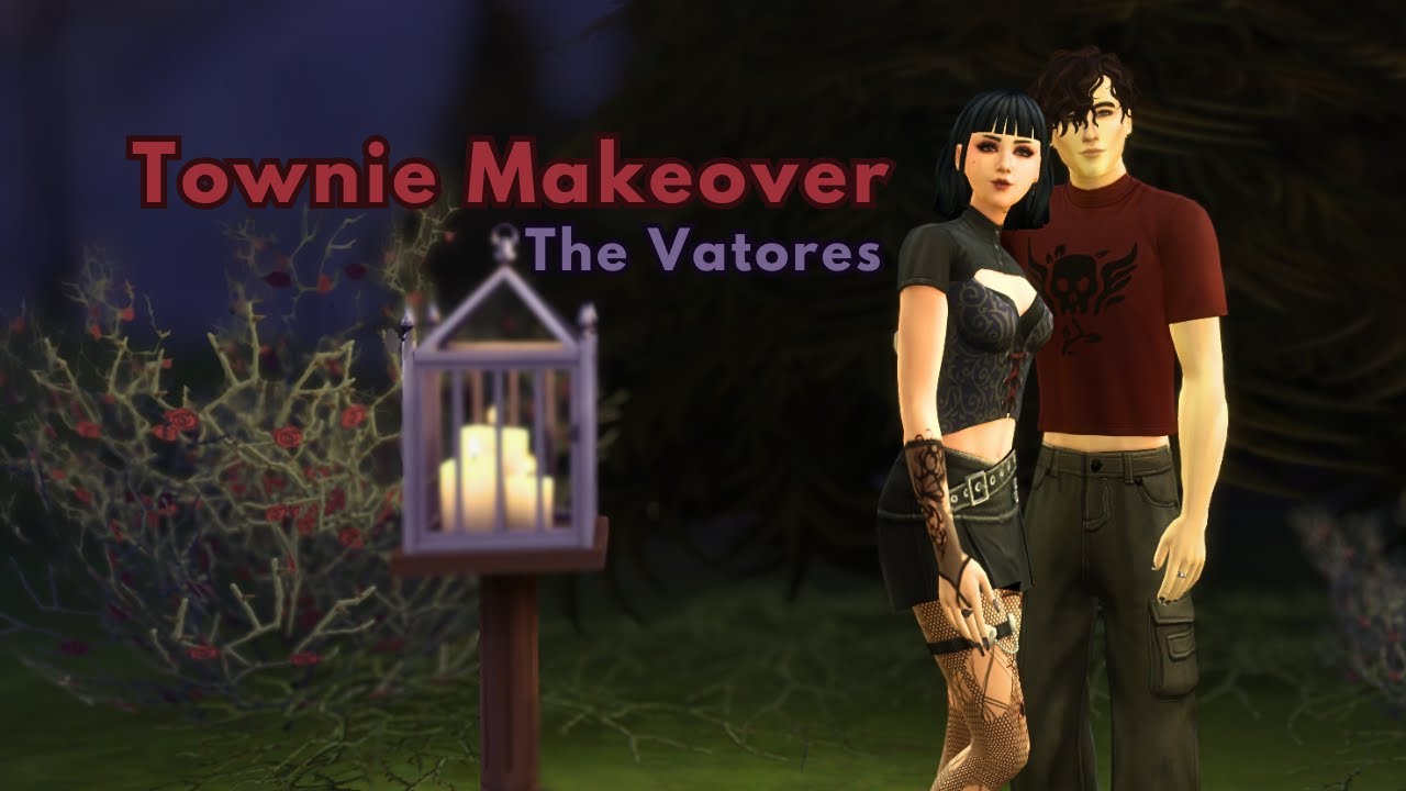 The Vatore Siblings Makeover | The Sims 4 CAS (with CC) | LoFi Beats