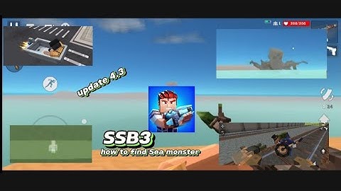 Simple sandbox 3 update 4.3 Easter Eggs secrets Sea monster multiplayer ССБ3 Пасхальные яйца SSB2