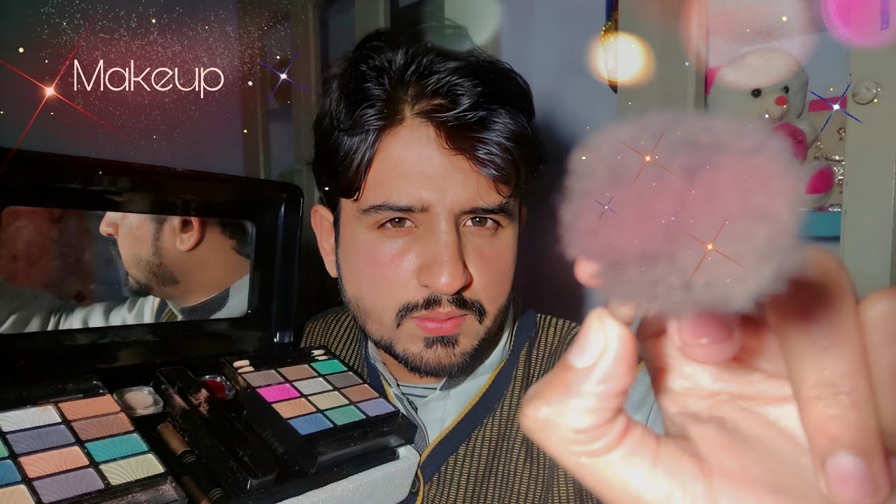 ASMR Gettin U ready for your First Date (Skin care, Makeup, Ear Blowing, Face Massage, Examination)