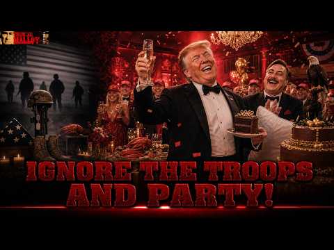 Trump Ignores Dead Troops to Party With Election Nut