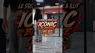 Iconic by Mistake Dance Break Tutorial 0.50X #dance #tutorial #lesserafim #katseye #illit #trend