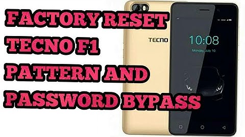 TECNO F1 ANDROID 8.1.0 HARD RESET-FORGOT PATTERN OR PASSWORD