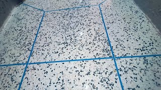 Stages of surface preparation and pouring the mixture: the basic steps for installing terrazzo