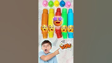 Change Satisfying color Robot POP #diy #satisfyingvideos #relaxing #creative #robot #oddasmr #colors