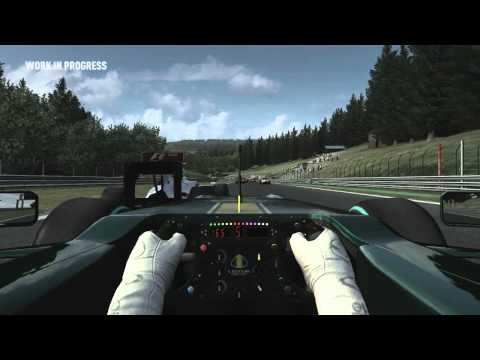 F1 2010 is the official game of the 2010 FIA FORMULA ONE WORLD CHAMPIONSHIP and will include all of the season's teams, drivers and circuits. The game will also feature a highly advanced damage model, fully dynamic weather system and extensive competitive multiplayer options. In production at Codemasters Studios Birmingham, F1 2010 is being developed on the EGO Game Technology Platform, an evolution of the game engine that powered Codemasters' critically acclaimed Colin McRae: DiRT 2 and Race Driver: GRID racing games. F1 2010 will be released in September 2010 for PC, PlayStation 3 and Xbox 360. www.formula1-game.com Showcasing the race day experience of a Grand Prix, this new gameplay preview video for F1 2010 features the full 24 car grid battling it out at Suzuka, Melbourne and taking on the famous Eau Rouge at Spa. The trailer also provides an insight into the broader driver's experience at a GP, showing press interviews in the paddock, race engineers managing their drivers out on the circuit and motion-captured pit-lane crew returning their car into the action. On the track action shows daring passing manoeuvres and wheel-to-wheel racing as stars including Lewis Hamilton, Fernando Alonso and Sebastian Vettel compete to become FIA FORMULA ONE DRIVERS' WORLD CHAMPION. Please don't forget to SUBSCRIBE to www.youtube.com - Rapid firing the latest game news, trailers, screens and art that true players don't wanna miss out on.