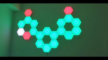 Touch Sensitive Quantum Light LED Modular Hexagonal honeycomb Wall Lamp Remote Changing Lamp DIY