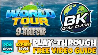 PRO & EXPERT PLAY-THROUGH | World Tour Legacy 9-Hole Cup | Golf Clash Guide Tips screenshot 5