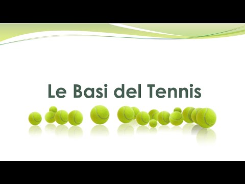 Trading Sportivo sul Tennis - Lezione 2: Le Basi del Tennis