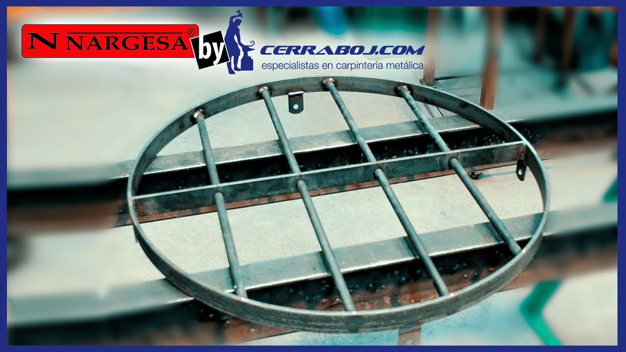 CÓMO SE HACE UNA REJA CIRCULAR EN HIERRO | NARGESA by CERRABOJ