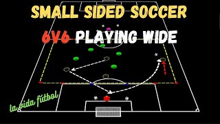 Small Sided Soccer Game #10 | 6v6 Playing Wide screenshot 5