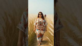 Boho Beauty 🌾 Nature Walk in Style #YouTubeShorts #SouthAsianStyle  #AIStyle #CinematicFashion