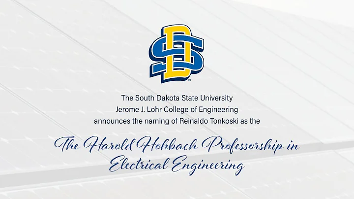 The Harold Hohbach Professorship in Electrical Eng...