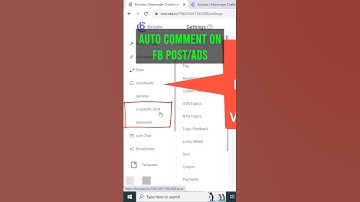 Auto Comment on Facebook Page Post or Ads #chatbot #chatbots #chatbotmessenger #shorts #manychat