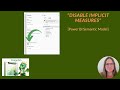 Disabling Implicit Measures in Power BI