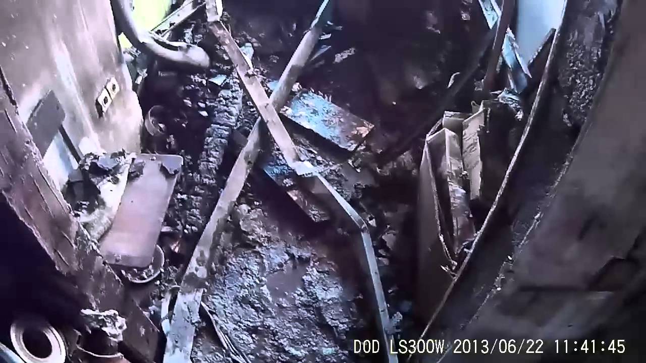 Квартира после пожара. - YouTube