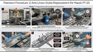 Mazak PT20: Z-Axis IKO Linear Roller Way Super X (LRX) Replacement