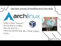 Day 583 of installing Arch Linux daily