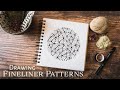 Draw with me | Fineliner Patterns | Teardrop Triangles