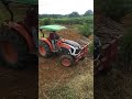 Processing cassava fields before replanting#kubotatractors #worldagriculture #millennialfarmers