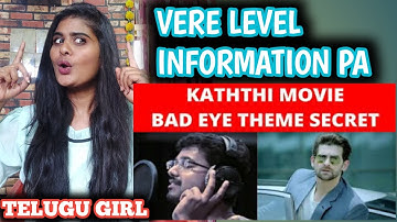 SECRET | WHY THALAPATHY VIJAY MADE BAD EYE BGM | REACTION VIDEO | TELUGU GIRL |