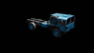 Man Kat1 4x4 Truck (Only Chasis)